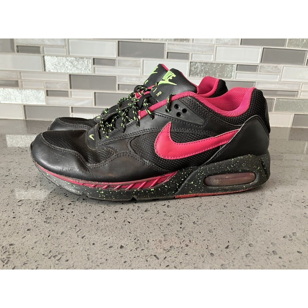 Nike Womens Air Max Correlate 574154-063 Black Pink Running Shoe Lace Up Sz 9